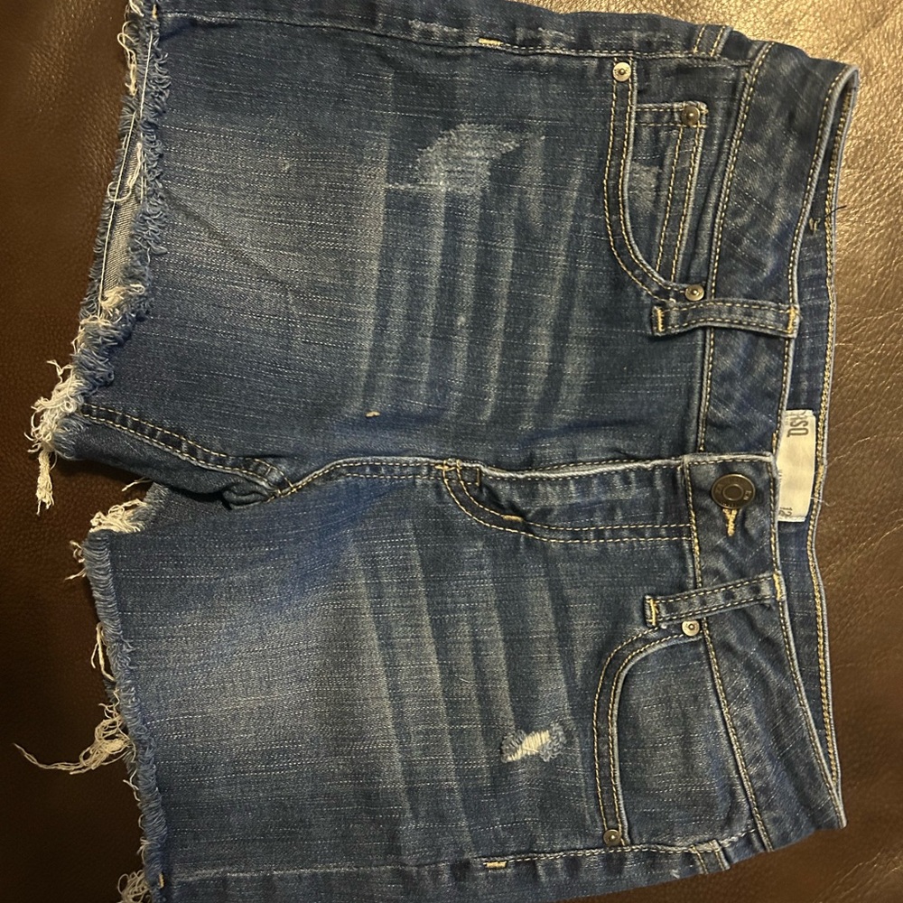 RSQ Kids Blue Distressed Denim Shorts